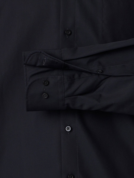 VENTI Comfort Fit Chemise Noir Kent Twill - Vue 2