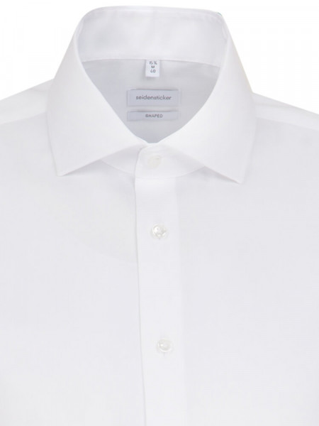 SEIDENSTICKER Tailored Fit Chemise Blanc Haifisch Oxford - Vue 2