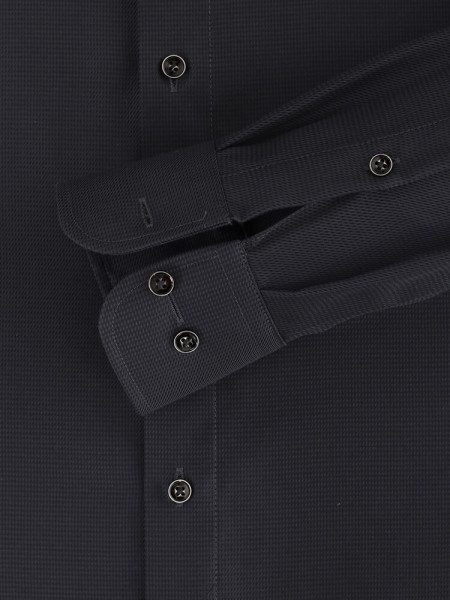 CASAMODA Comfort Fit Chemise Noir Kent Struktur - Vue 2