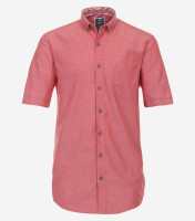 Chemise Redmond MODERN FIT BEAUX OXFORD rouge avec col Button Down en coupe moderne