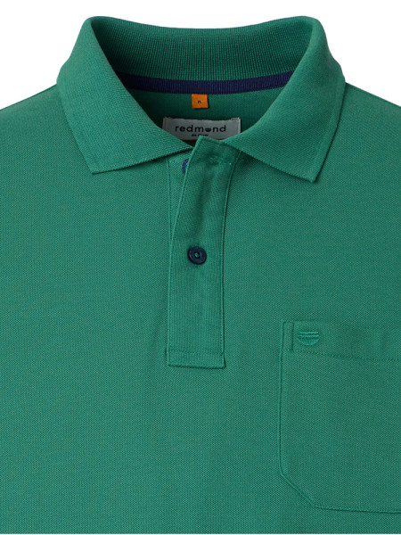 REDMOND Polo Vert foncé Piqué - Vue 1