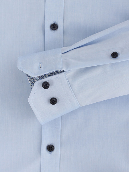 VENTI Slim Fit Chemise Bleu clair Kent Easy Care  - Vue 2