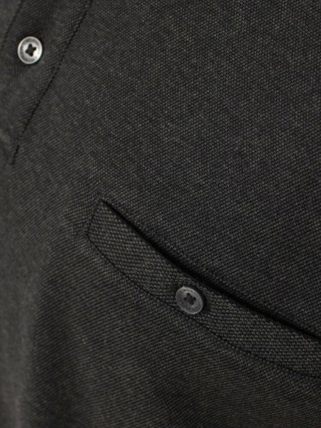 CASAMODA Polo Anthracite Piqué - Vue 2