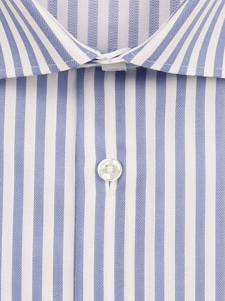 SEIDENSTICKER Regular Fit Chemise Bleu clair New Kent Struktur - Vue 1