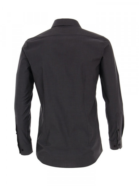 VENTI Slim Fit Chemise Anthracite Kent Popeline