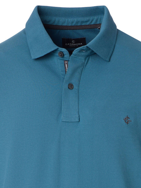 CASAMODA Polo Turquoise Extrafeine Qualität - Vue 1