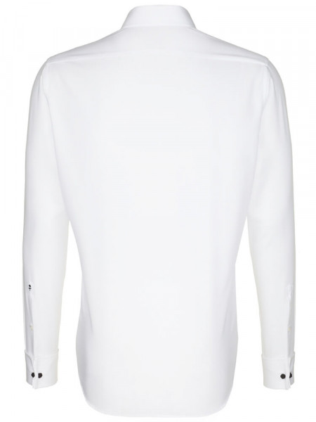 SEIDENSTICKER Tailored Fit Chemise Blanc Business Kent Popeline