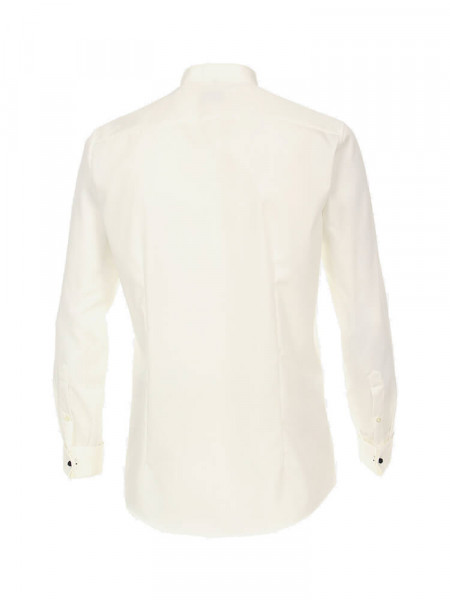 VENTI Regular Fit Chemise Beige clair Kläppchen Popeline