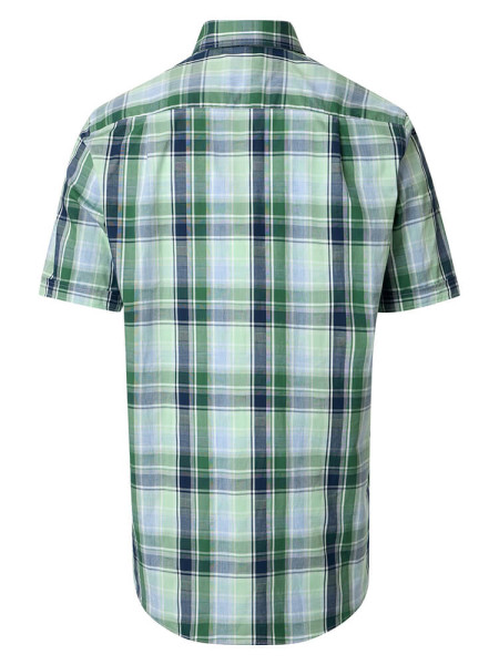 REDMOND Comfort Fit Chemise Vert Button-Down Hyperflex Dobby