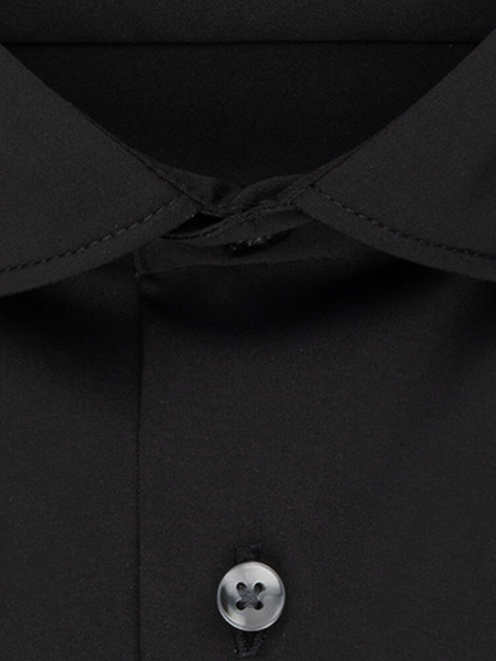 SEIDENSTICKER Slim Fit Chemise Noir Light Kent  Twill - Vue 1