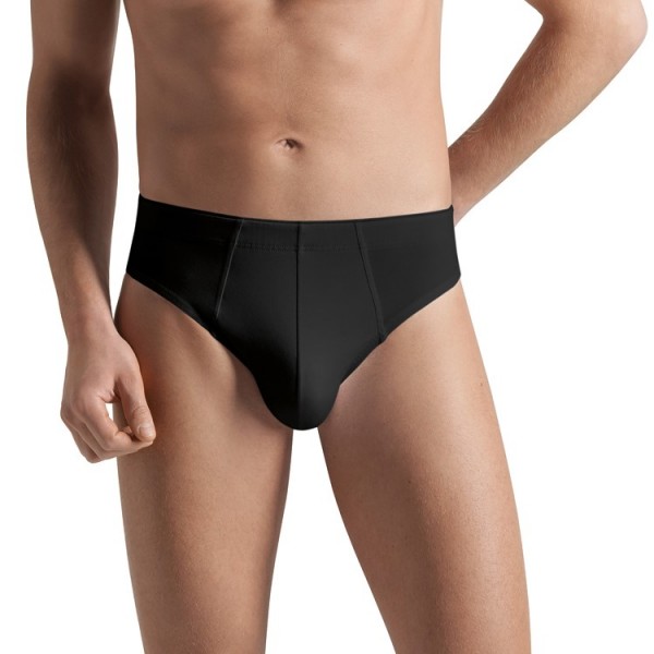 Hanro "COTTON SUPERIOR" Slip noir