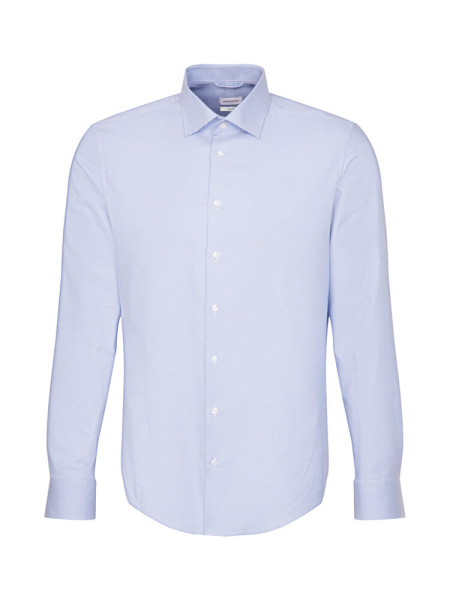 SEIDENSTICKER Tailored Fit Chemise Bleu clair New Kent Struktur