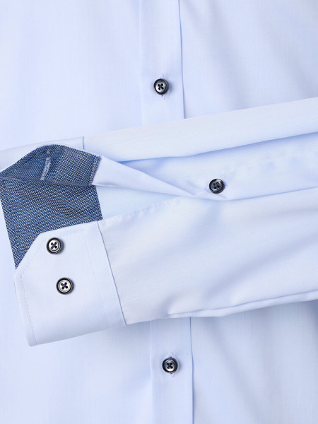 VENTI Slim Fit Chemise Bleu clair Kent Twill - Vue 2