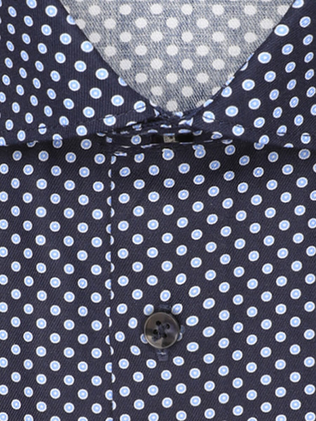 SEIDENSTICKER Slim Fit Chemise Bleu foncé New Kent Twill - Vue 1