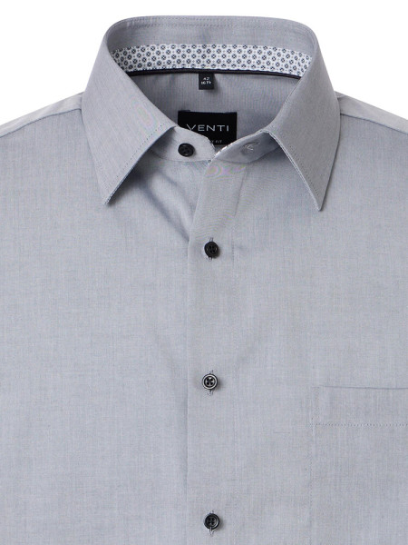 VENTI Comfort Fit Chemise Anthracite Kent Popeline - Vue 1