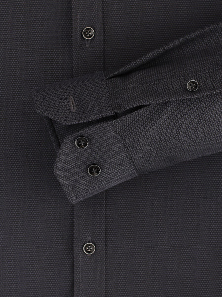 VENTI Slim Fit Chemise Anthracite Kent Easy Care  - Vue 2