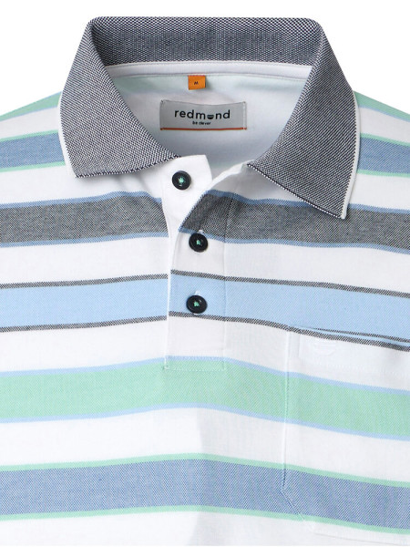 REDMOND Polo Vert Natté - Vue 1