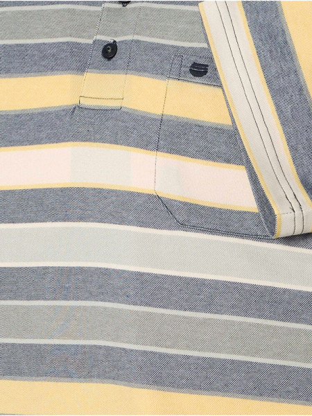 REDMOND Polo Jaune Natté - Vue 2