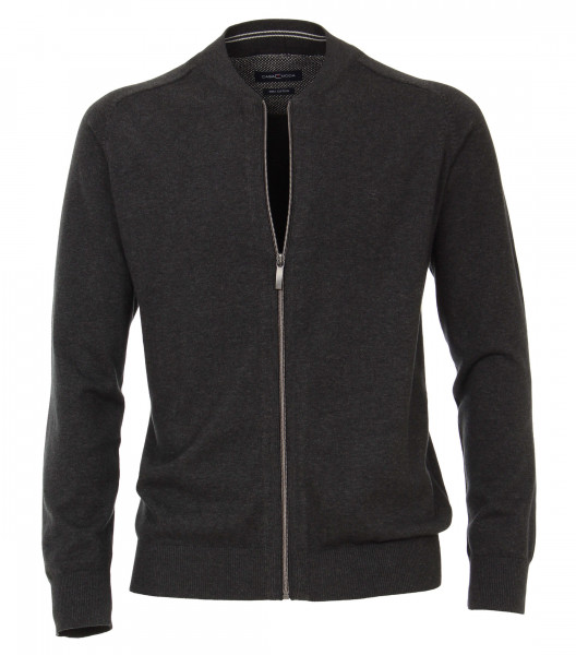 Cardigan CASAMODA anthracite en coupe classique