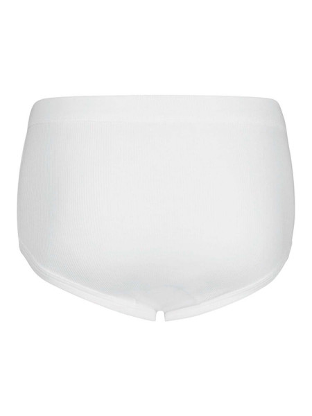 HUBER Regular Fit Blanc Doppelrippenstich