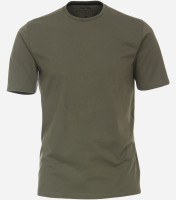 T-shirt Redmond REGULAR FIT JERSEY vert avec col Col rond en coupe classique