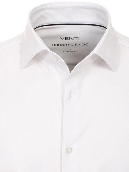 VENTI Regular Fit Chemise Blanc Kent Jersey - Vue 1