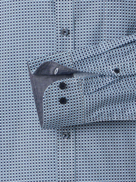 CASAMODA Regular Fit Chemise Bleu clair Kent Easy Care  - Vue 2