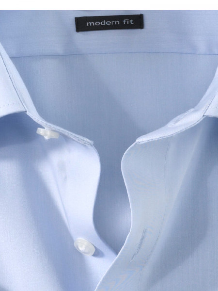 OLYMP Regular Fit Chemise Bleu clair New Kent Chambray - Vue 1