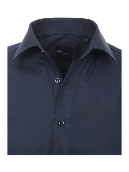 VENTI Regular Fit Chemise Marine Kent Popeline - Vue 1