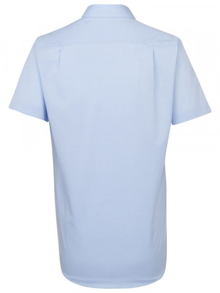 SEIDENSTICKER Regular Fit Chemise Bleu clair Business Kent Fil à Fil