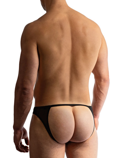 MANSTORE Regular Fit Noir Microfaser