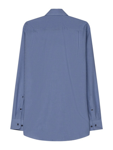 SEIDENSTICKER Regular Fit Chemise Bleu moyen Business Kent Popeline