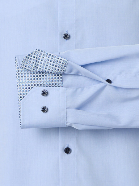 VENTI Comfort Fit Chemise Bleu clair Kent Popeline - Vue 2