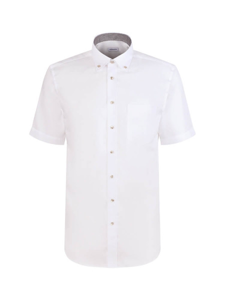 SEIDENSTICKER Regular Fit Chemise Beige clair Button-Down Struktur