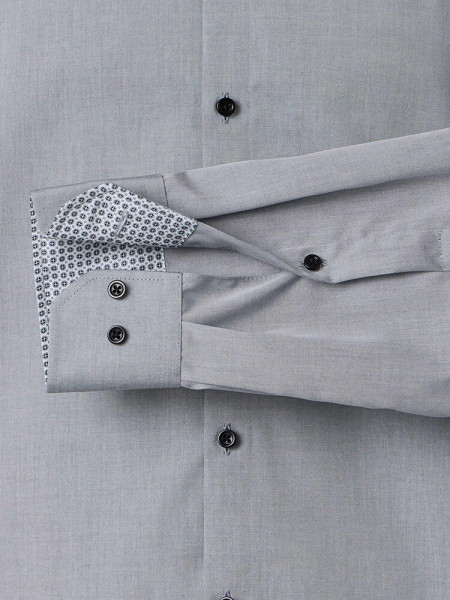 VENTI Regular Fit Chemise Anthracite Kent Popeline - Vue 2