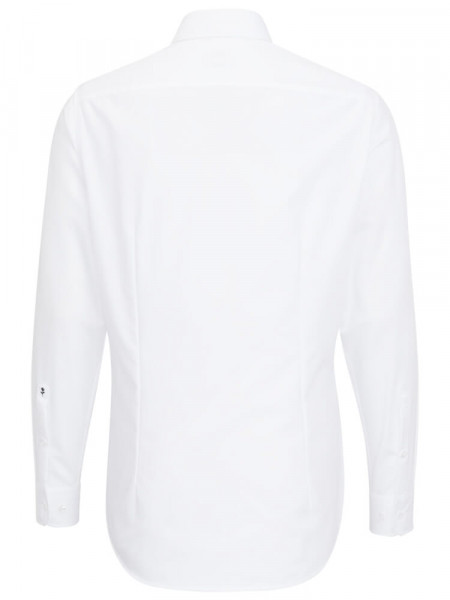 SEIDENSTICKER Tailored Fit Chemise Blanc Business Kent Popeline