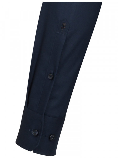 SEIDENSTICKER Tailored Fit Chemise Marine Business Kent Popeline - Vue 1