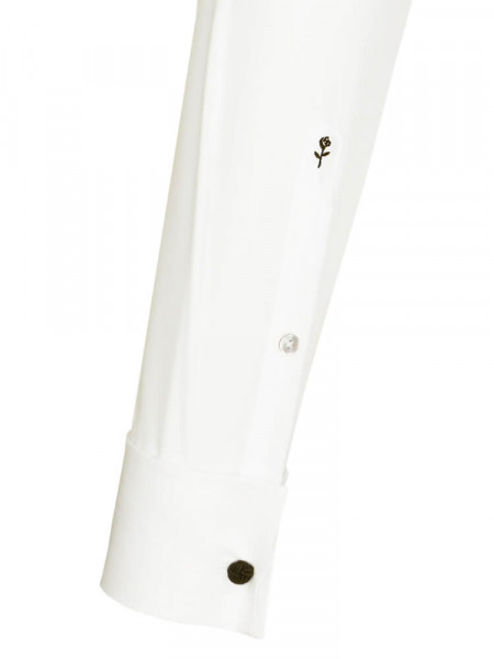 SEIDENSTICKER Tailored Fit Chemise Beige clair Business Kent Popeline - Vue 1