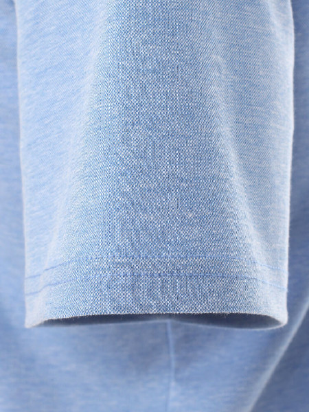 REDMOND Polo Bleu moyen Piqué - Vue 2