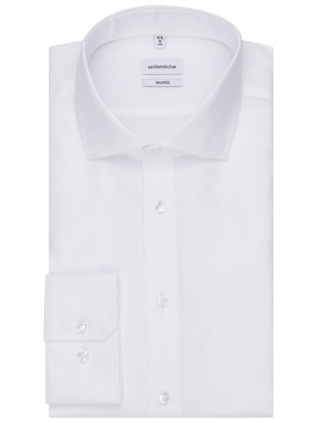 SEIDENSTICKER Tailored Fit Chemise Blanc Haifisch Oxford - Vue 4
