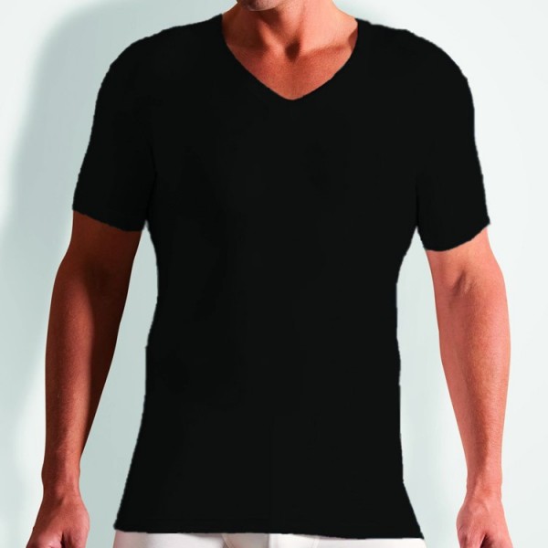 Novila "STRETCH COTTON" T-shirt noir