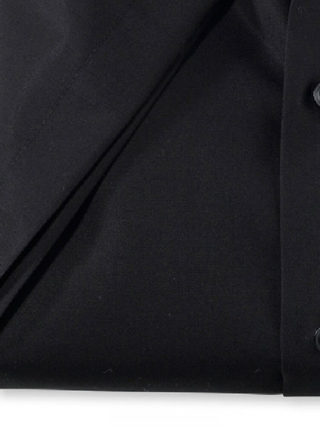 OLYMP Comfort Fit Chemise Noir New Kent Popeline - Vue 2