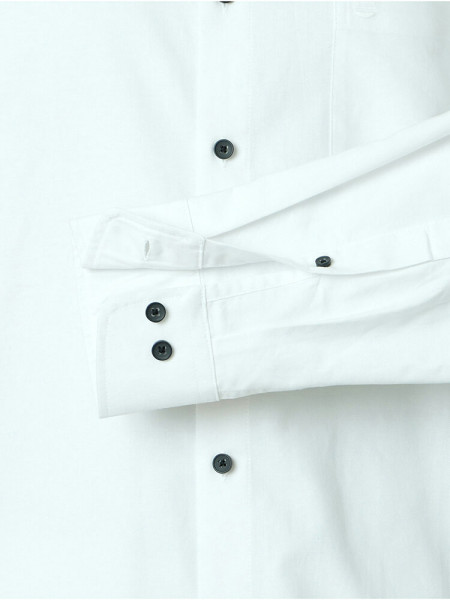 REDMOND Comfort Fit Chemise Blanc Button-Down Fein Oxford - Vue 2