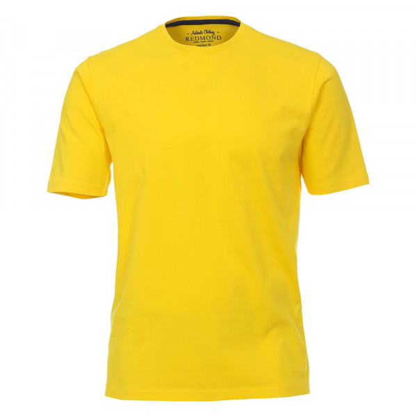 T-shirt Redmond jaune en coupe classique