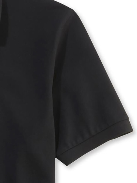 OLYMP Polo Noir Piqué - Vue 1