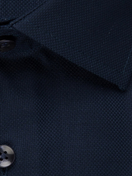 SEIDENSTICKER Slim Fit Chemise Bleu foncé Business Kent Struktur - Vue 3