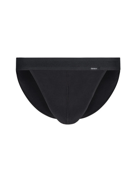 SKINY Regular Fit Noir Feinripp - Vue 1