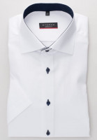 Chemise Eterna COMFORT FIT BEAUX OXFORD blanc avec col Classic Kent en coupe classique