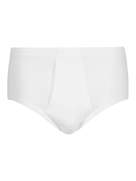 HUBER Regular Fit Blanc Doppelrippenstich - Vue 1