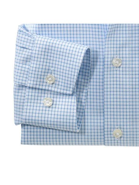 OLYMP Regular Fit Chemise Bleu clair Global Kent Twill - Vue 1